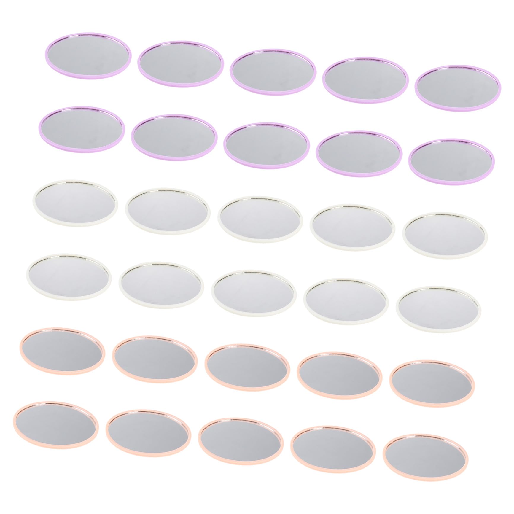 Miroirs de maquillage compacts en aluminium et plastique lot de 30 miroirs de poche pour voyage