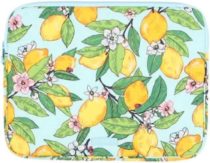 Vera Bradley Laptop Sleeve Lemon Grove