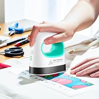 Mefine Mini Hőprés Gép 3 Hőfokozattal Pólók Sapkák Cipők Táskák Hőtranszfer Nyomtatásához Zöld Fehér 2