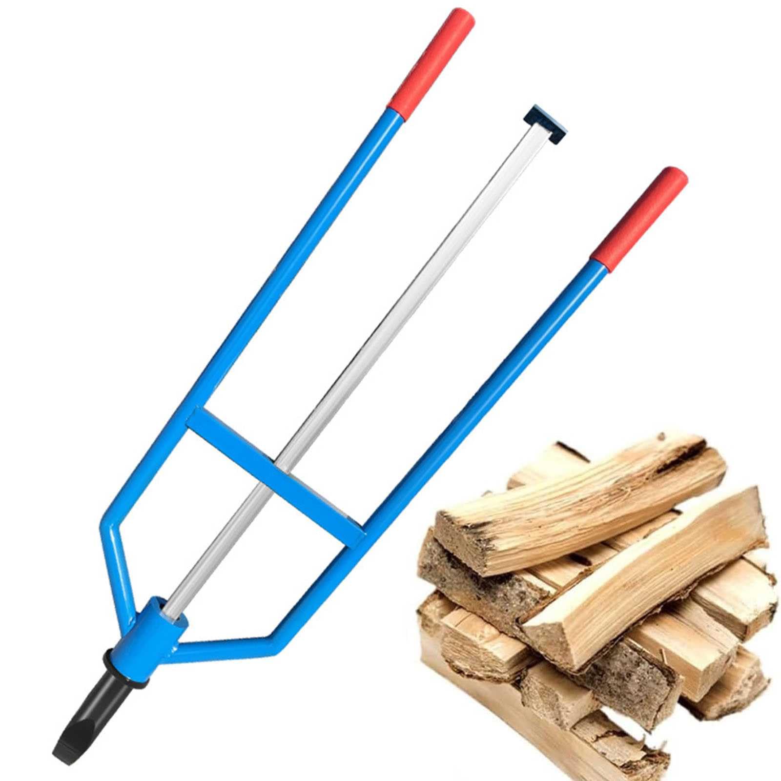 Spaccalegna manuale portatile, spaccalegna manuale inerziale con asta liscia, larghezza testa 3 cm, veloce e facile da usare per campeggio, fattoria, casa