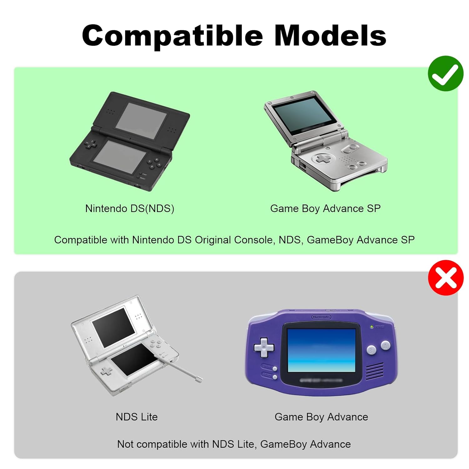 Replacement GBA SP Charger Cable, USB Charging Cord Compatible with Nintendo DS Original Console, NDS, Gameboy Advance SP, 3.9FT 3 61CYNe6fDoL. SL1500