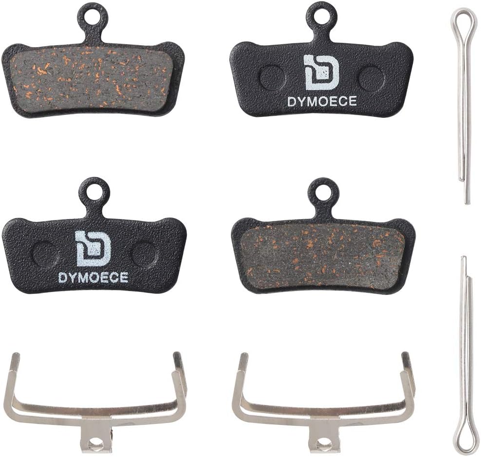 2 Pairs Bicycle Disc Brake Pads Compatible with Sram Guide RSC RS R Elixir 7 9 Avid XO Trail 4 Piston MTB Disc Brakes (Resin,Semi-Metallic,Sintered Metal) SCP-XO