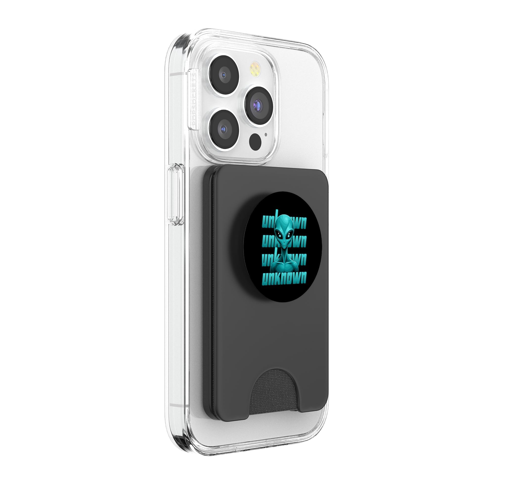 Unbekannt Alien Face Extraterrestrial Mystery PopSockets PopWallet für MagSafe