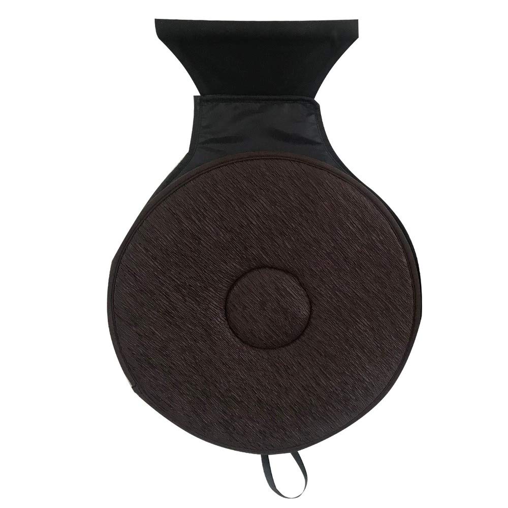 Niikee - Cuscino girevole girevole a 360°, in memory foam, per la mobilità e la mobilità (marrone)