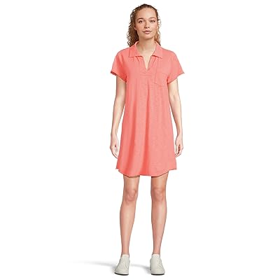 Mod o doc Short Sleeve Johnny Collar Dress Women