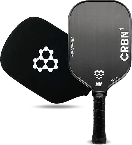 Paleta de pickleball CRBN1 y CRBN2  Paleta de pickleball de fibra de carbono con núcleo de polietileno de panal  Equilibrio perfecto de potencia y