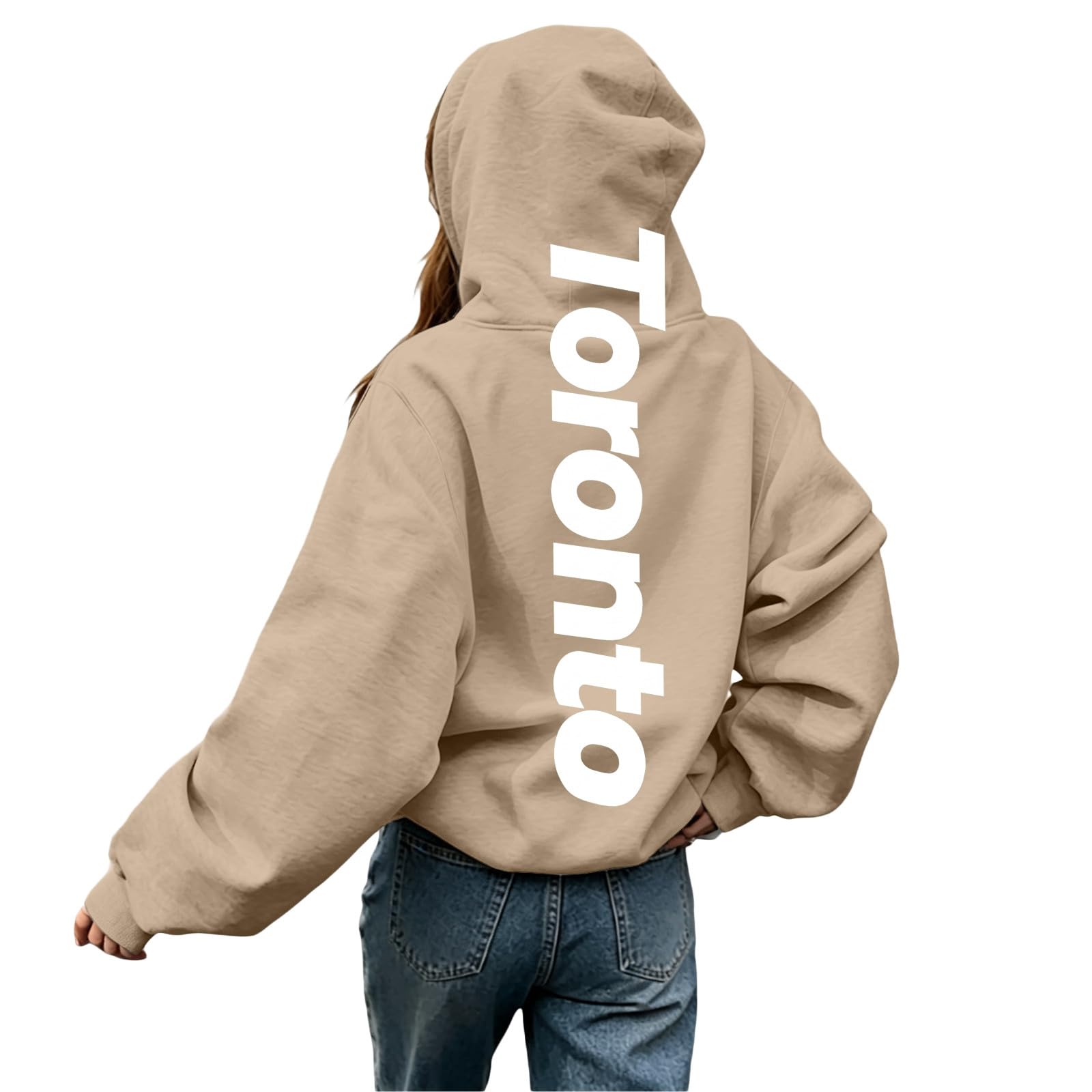 Felpa Oversize con Cappuccio e Stampa Urbana per Ragazzo, Maniche Lunghe, Stile Streetwear, Casual e Comoda per Bambini.