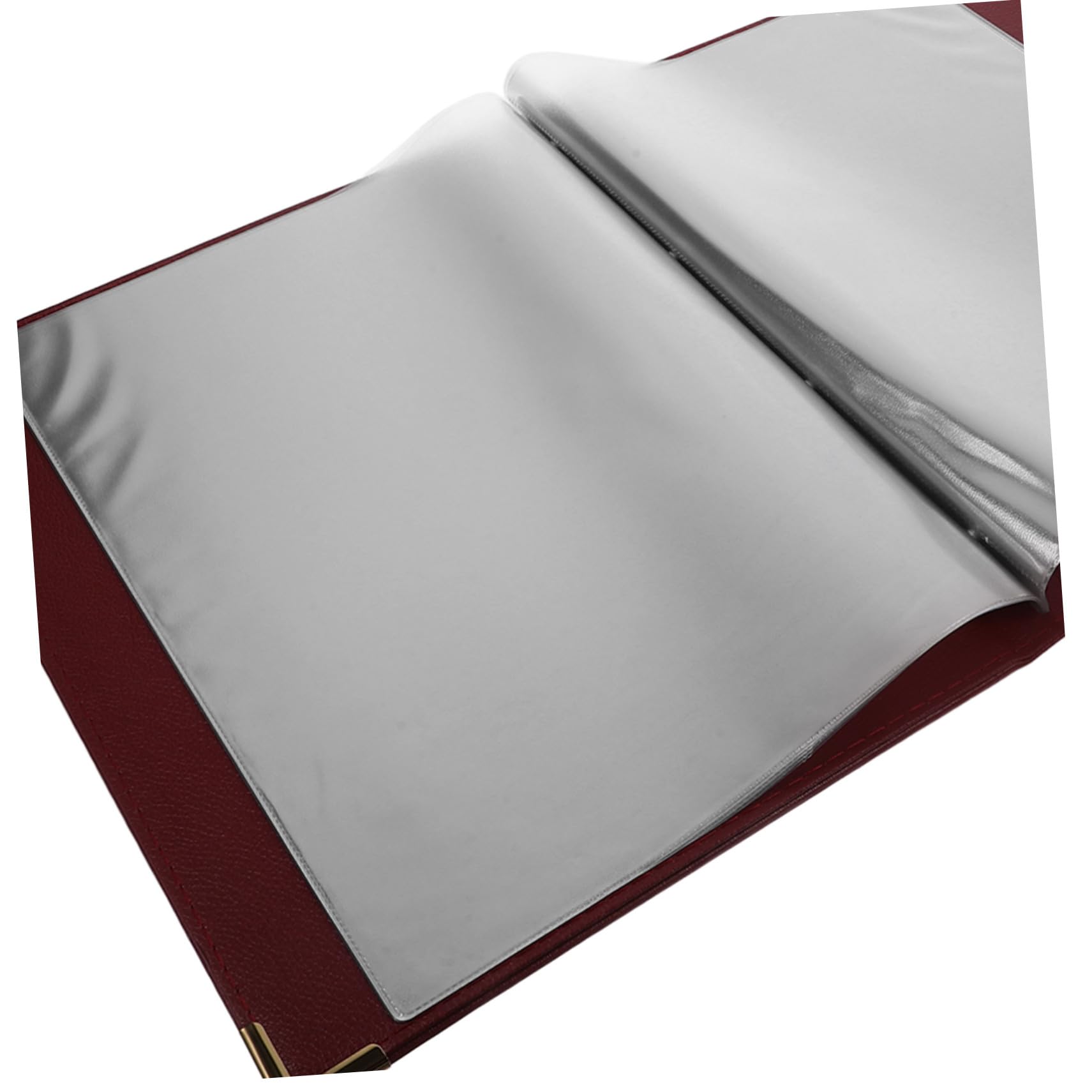 Porta Menú de Cuero A4 para Restaurante y Hotel, Carpeta Diseño Simple y Uso Conveniente para Mostrar y Sujetar Contenido del Menú