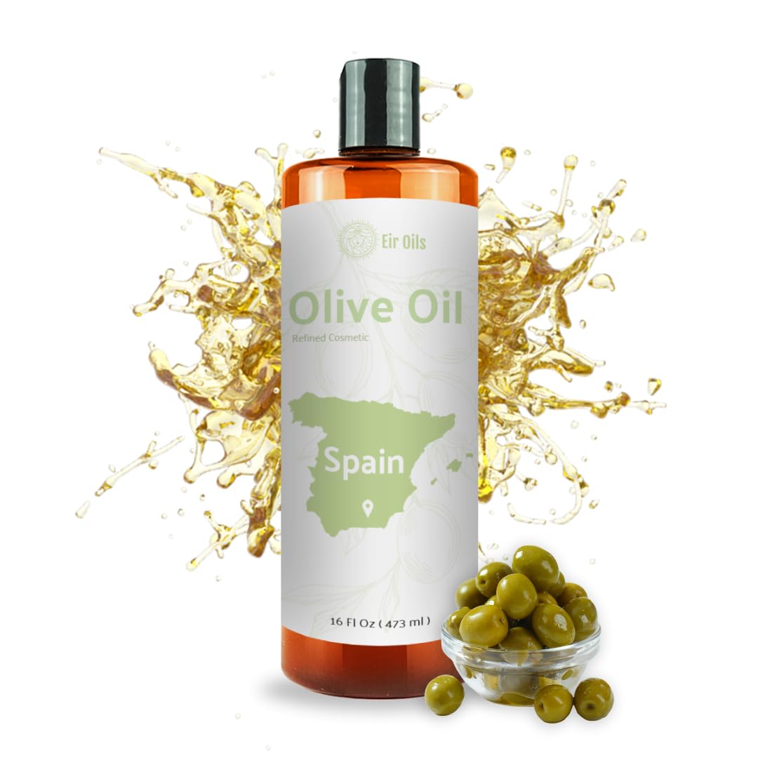 Nature Packaged Olive Oil - 100% Pure Cold Pressed Natural Olive Oil (Aceite de Oliva) for Essential Oils Dilution, Massage & Skincare - Premium Grade