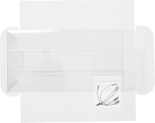 Miniatura 5 de Collecting Warehouse Redoll - Caja de exhibición plegable transparente con forros blancos y elástico blanco para muñecas de 11 a 12 pulgadas o