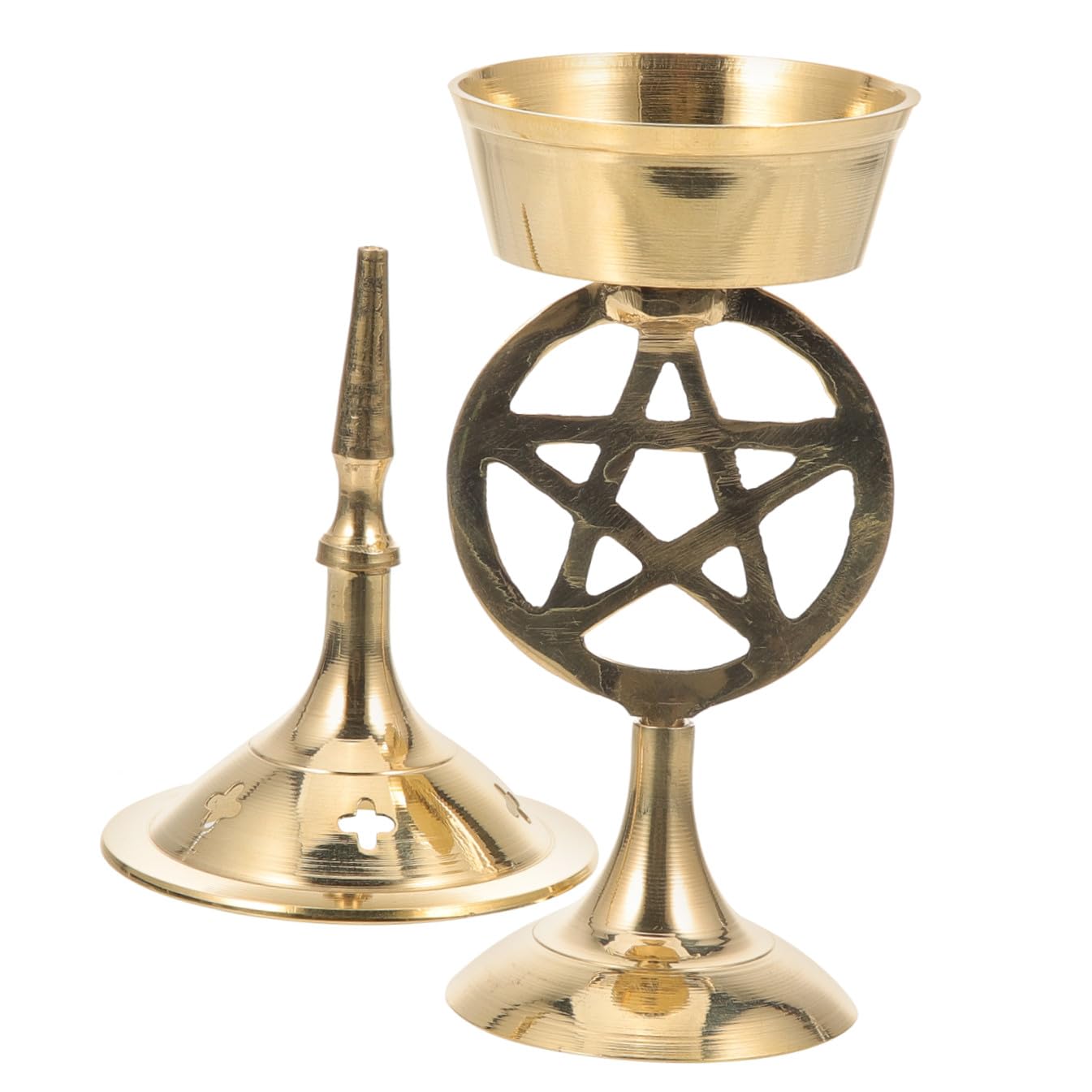 Brûleur de parfum en laiton polyvalent pour encens et décors de table