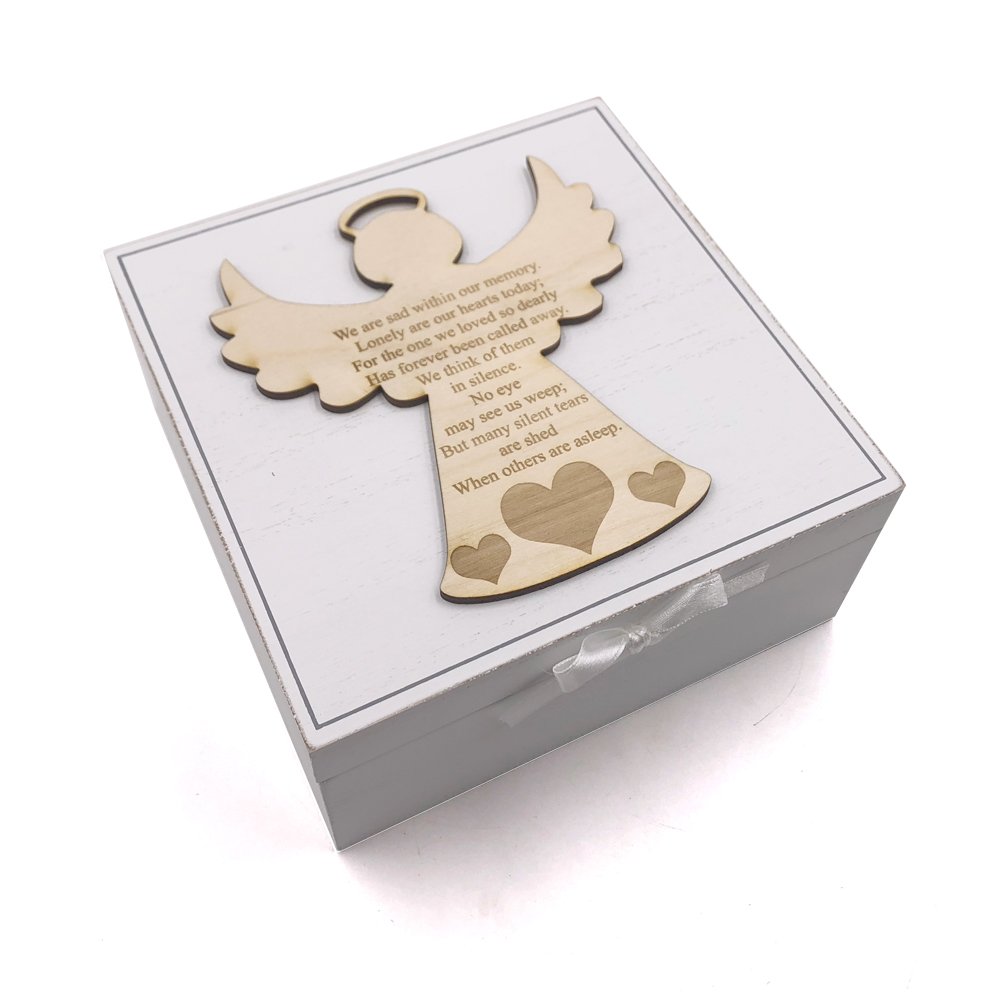 ukgiftstoreonline Guardian Angel Memorial Remembrance Keepsake Box Memories