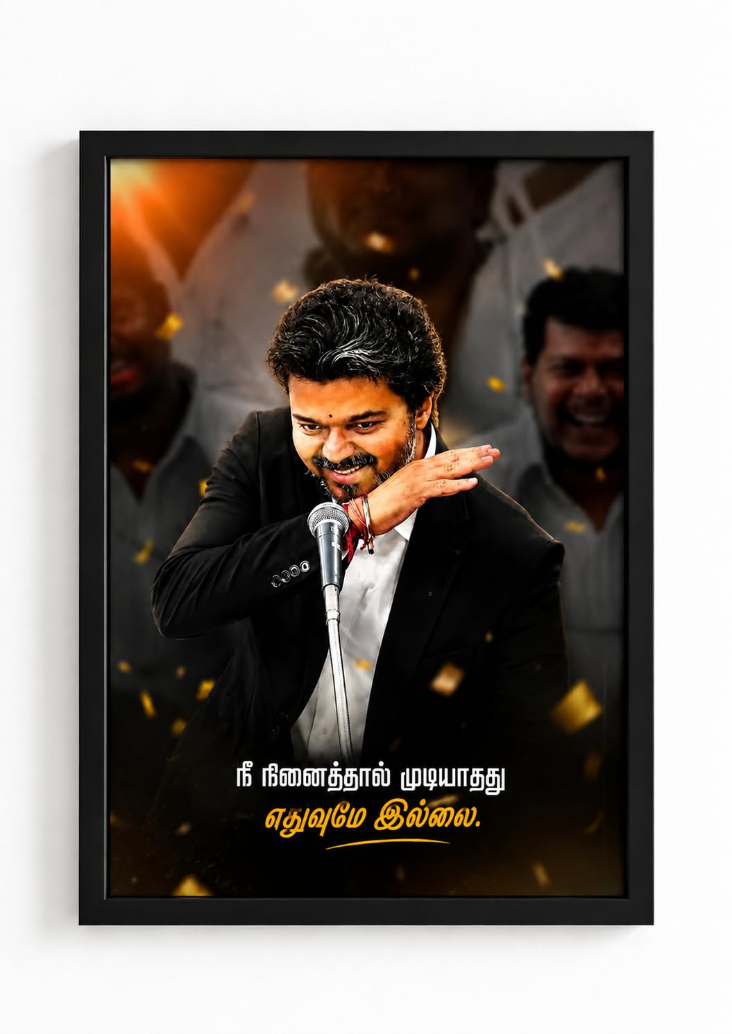 Vijay Photo Frame A4 | Wall Frames | Wall Posters | A4 Posters | Inspiration Frame | Office Wall Decor | Desk Decor | Table Frames | Motivational Poster | Home Bedroom Living Room Decor-image-22