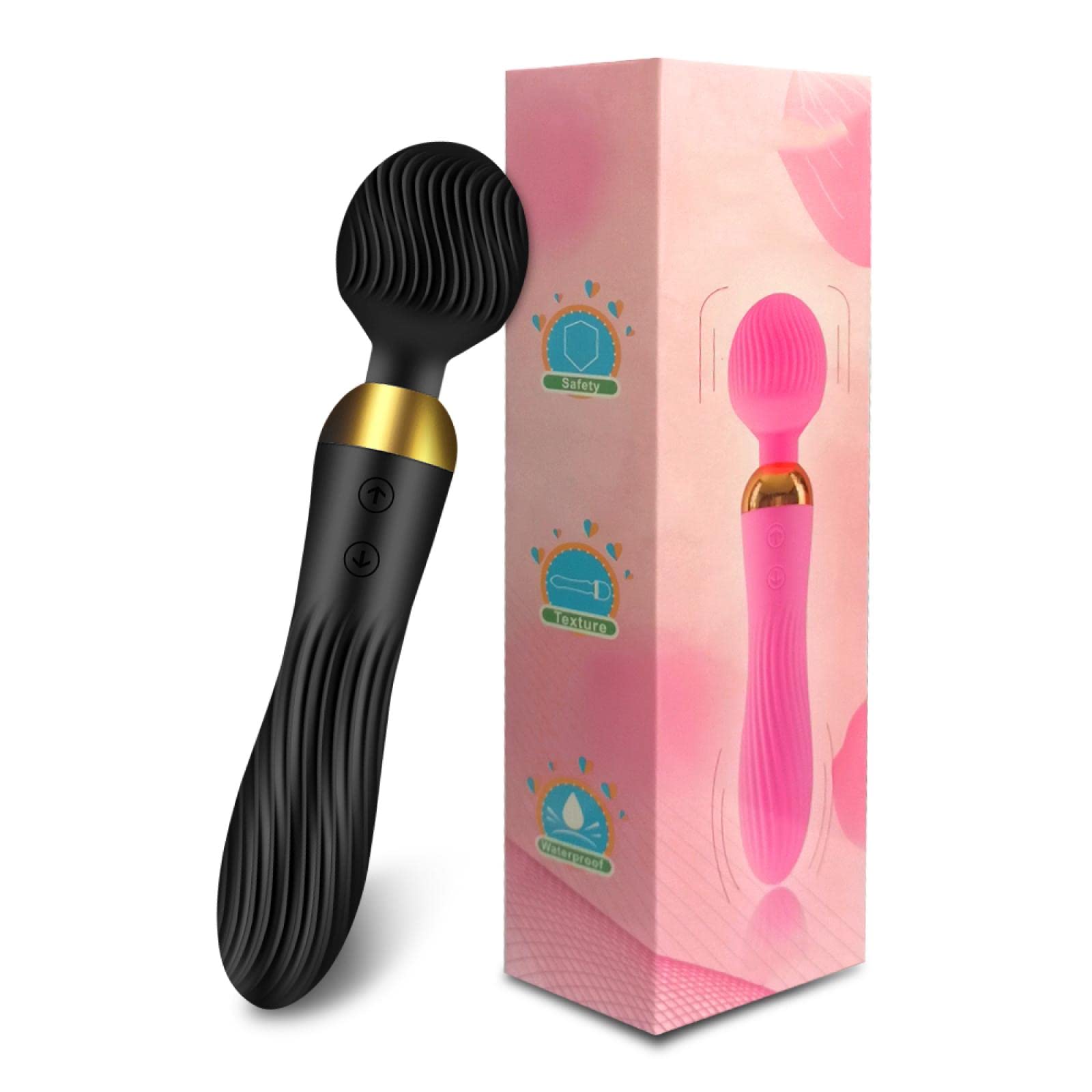 Dona Vibratori Vibratore bacchetta magica Grandi teste Massaggiatore corpo AV G Spot Stimolatore clitorideo Giocattoli adulti del sesso per donna Masturbatore femminile