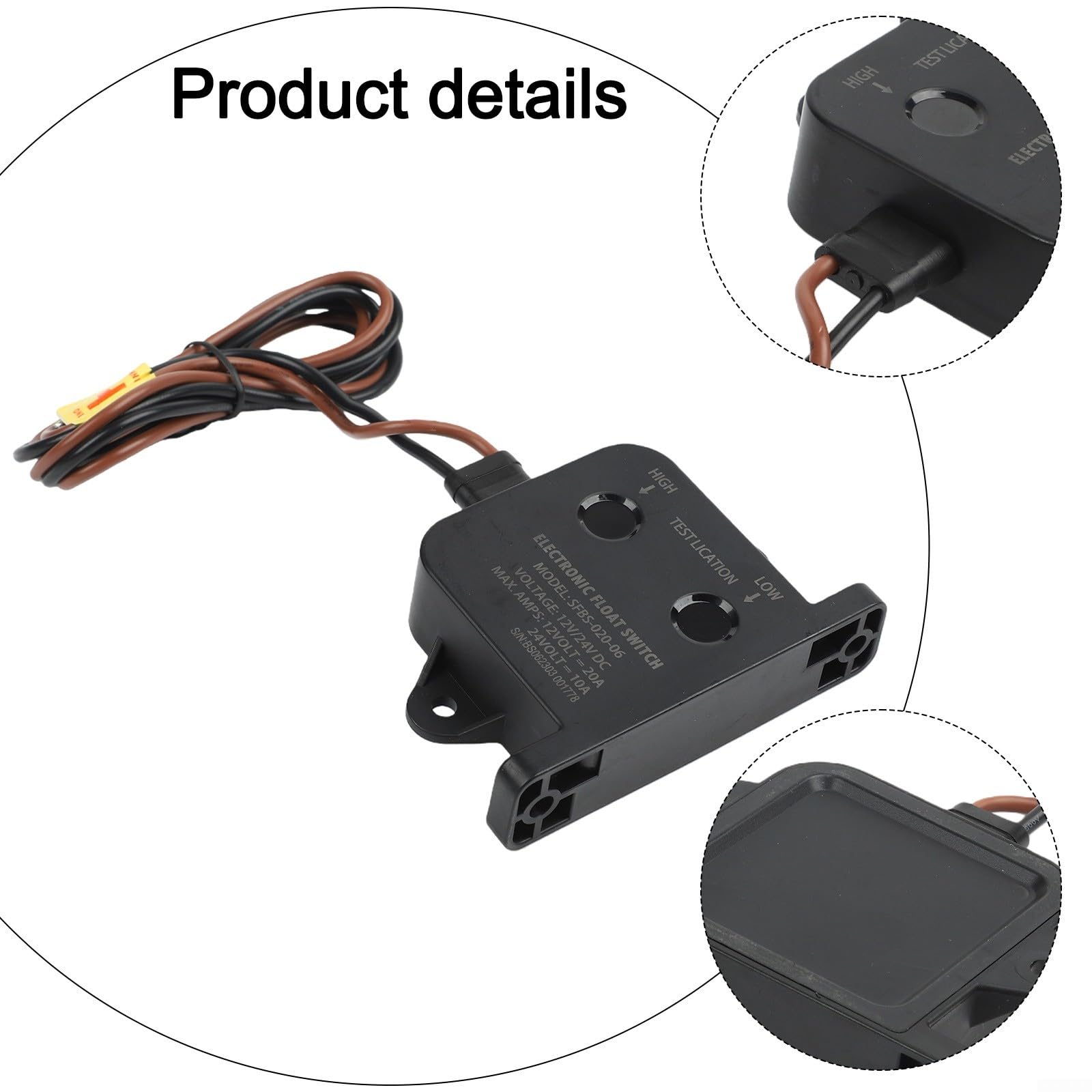 Bomba de achique con sensor (12 V/24 V, IP67)