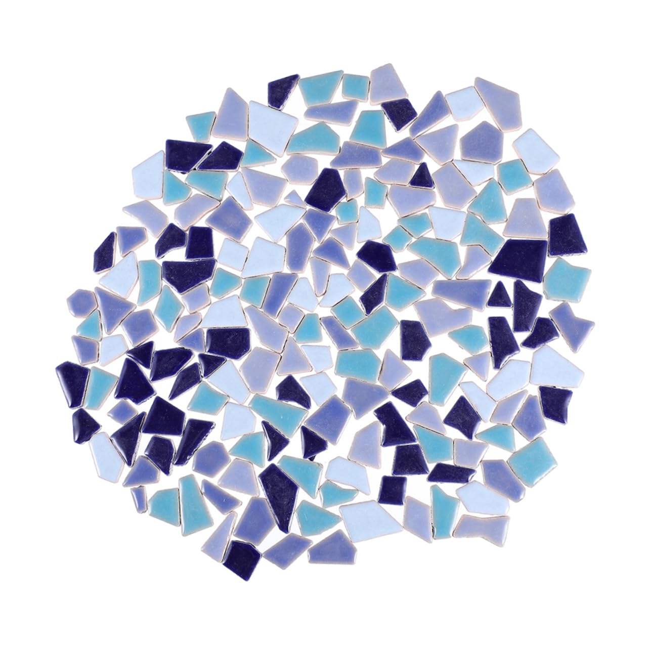 Tessere Mosaico Ceramica Irregolari 600g, 1 Sacchetto | Decorare Pareti e Tavoli, Confezione Pratica, per Progetti Creativi e Composizioni Artistiche