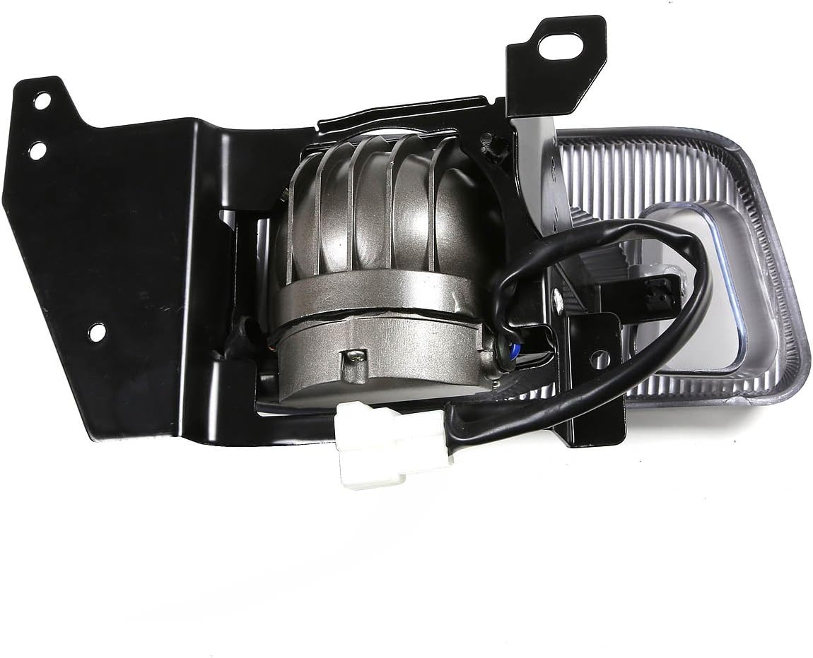 DNA MOTORING FL-HC922-AM Front Bumper Fog Light Driver & Passenger Side Enhance visibility [Compatible with 92-95 Honda Civic Coupe / Hatchback]