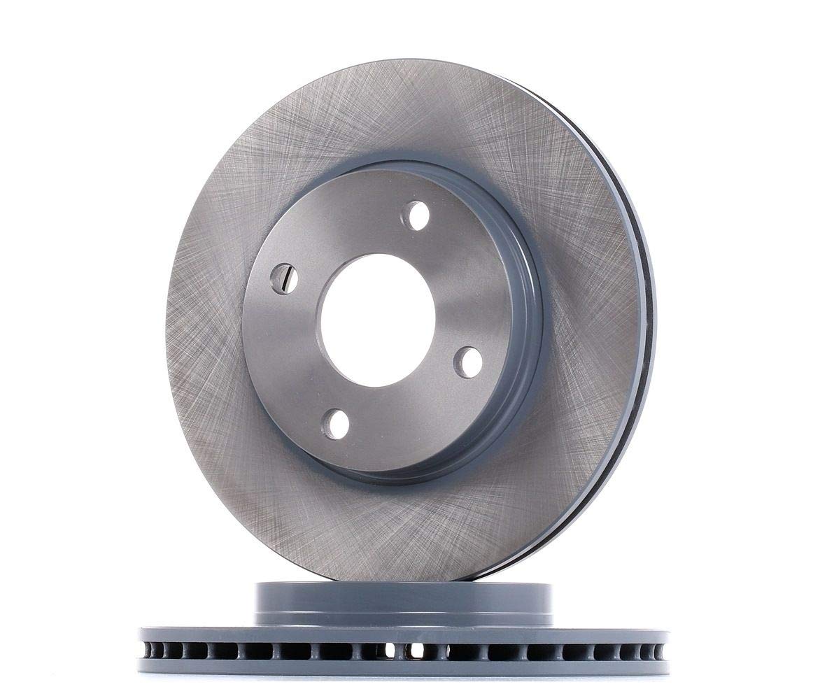 FEBI BILSTEIN 12578 2x Disque de frein Avant Ø258mm Épaisseur: 22mm Cercle de percage -Ø: 108mm ventilé de l'intérieur Compatible avec FORD Fiesta Mk6 3/5 portes JA8, JR8 Fiesta Mk6 Van