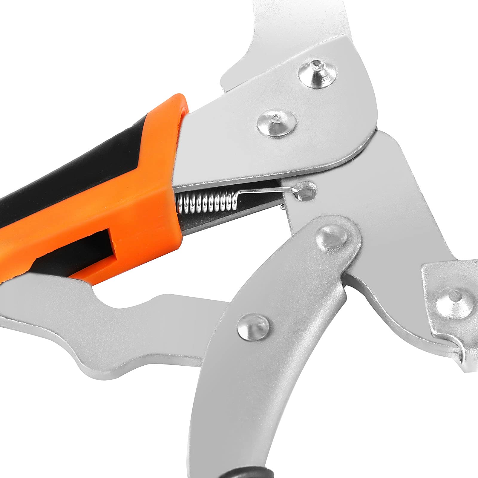 HOIGON 2 morsetti a C da 45,7 cm con cuscinetti girevoli, resistenti pinze per saldatura a C in acciaio al carbonio ad alto tenore di carbonio, set di morsetti per la lavorazione del legno in casa