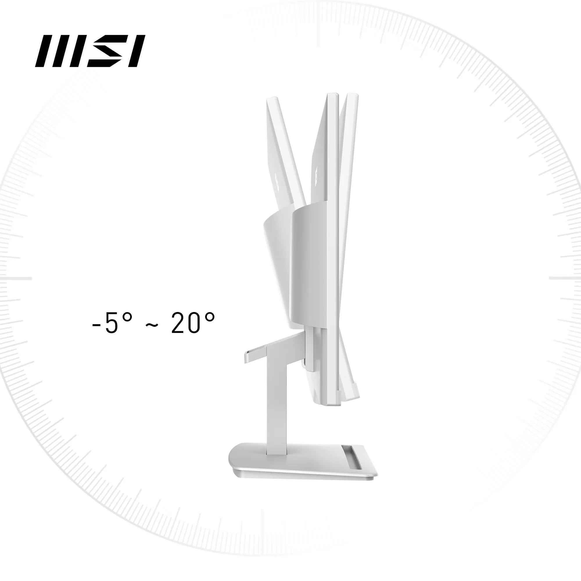MSI PRO MP2412WDE 23,8 Zoll (60cm) Full HD (1920x1080) Business Monitor, 100Hz, 1ms, Adaptive Sync, Rahmenloses Design, HDMI