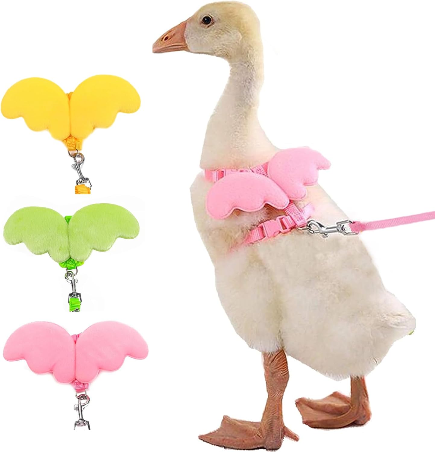 Pet Cole Duck Outside Walking Harness Leash, Adjustable Outdoor Training Traction Rope, Duck Harness and Leash for Real Ducks Cat Dog Hen Chickens Goose Small Pet Pet Cole Duck Outside Walking Harness Leash, Adjustable Outdoor Training Traction Rope, Duck Harness and Leash for Real Ducks Cat Dog Hen Chickens Goose Small Pet