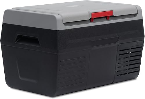 Miniatura 8 de Smad Refrigerador eléctrico, refrigerador portátil de 12 V24 V CC, refrigerador de automóvil de 21 cuartos de galón (20 litros), refrigerador de 12