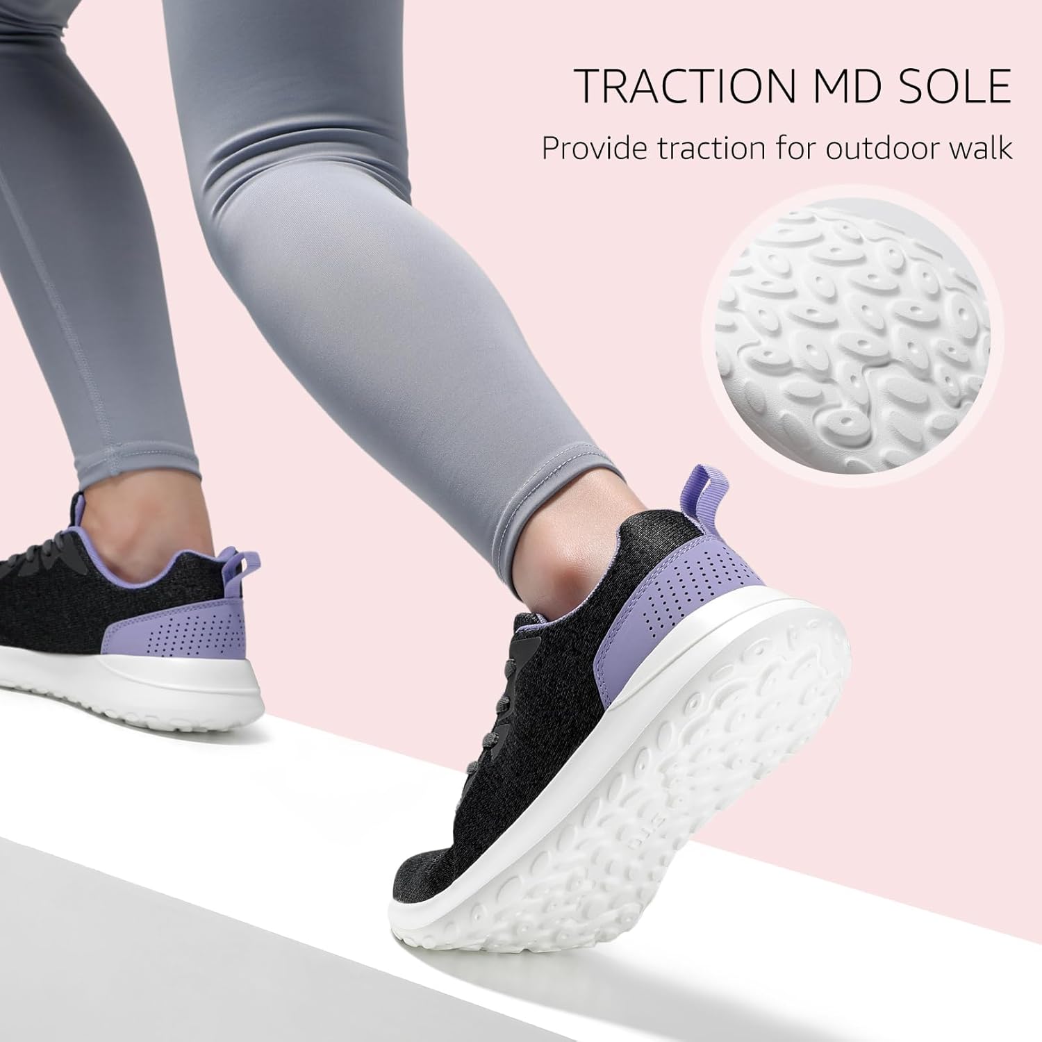 STQ Womens Water Resistant Walking Shoes with Arch Support Athletic Tennis Sneakers - Image 7