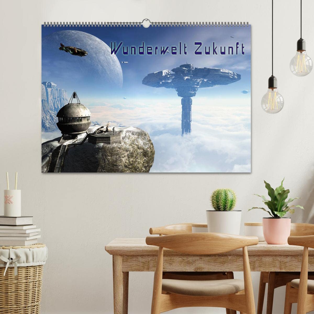 Wunderwelt Zukunft (Wandkalender 2026 DIN A2 quer), CALVENDO Monatskalender: Eine Bildgewaltige Reise in die Zukunft und zu fremden Welten. Ein ... Fan von Science Fiction. (CALVENDO Kunst)