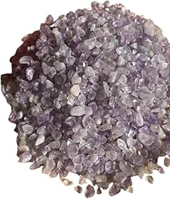 Kit de Cascalho de Ametista Pedra Natural - Miúdo 500g