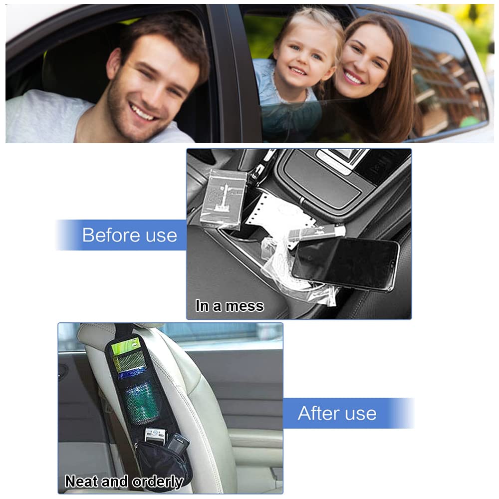 BORSA A RETE salvaspazio auto tasca elastica porta laterale porta per telefono e EUR 9,61