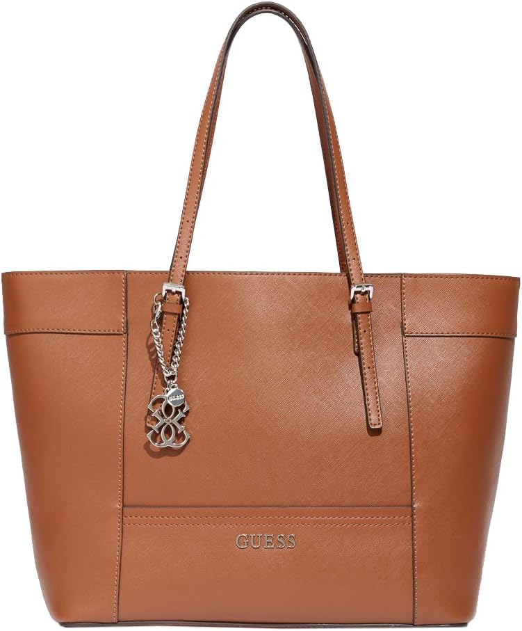 GUESS Delaney Medium Classic Tote (Cognac)