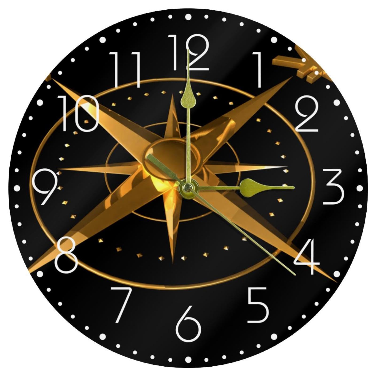 Horloge murale silencieuse decorative de cuisine et salon pour une ambiance zen
