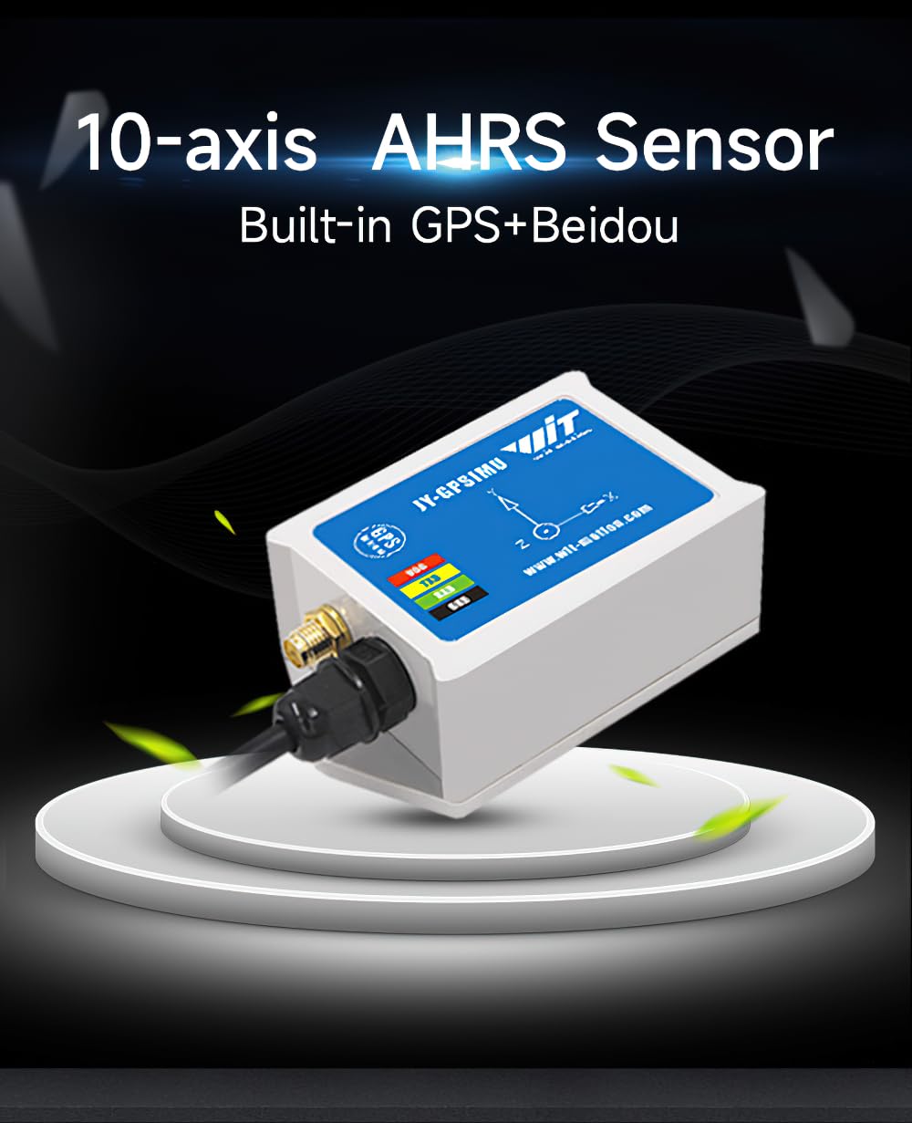[Beidou di livello industriale+GPS AHRS IMU] WTGAHRS2 MPU9250 Accelerometro a 10 assi+Giroscopio+Angolo(precisione XY 0,05°)+Magnetometro+Pressione atmosferica+Latitudine+Longitudine+Velocità al suolo