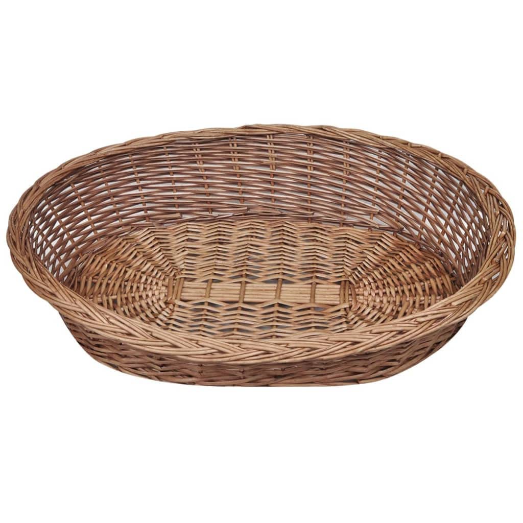 vidaXL Weiden-Hundekorb/Haustierbett, für drinnen und draußen, Kleintierbedarf, Kätzchen/Welpen, schlafende Weide, Hundebett, Korb, Haus, Katzenmöbel, Natur