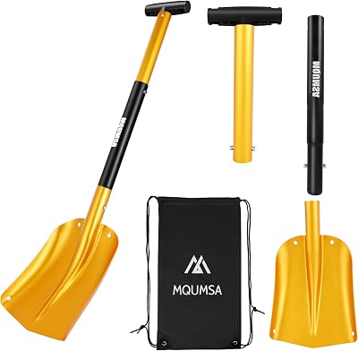 Portable Colorful Telescopic Aluminum Car Adjustable Extended Edition Snow Shovel