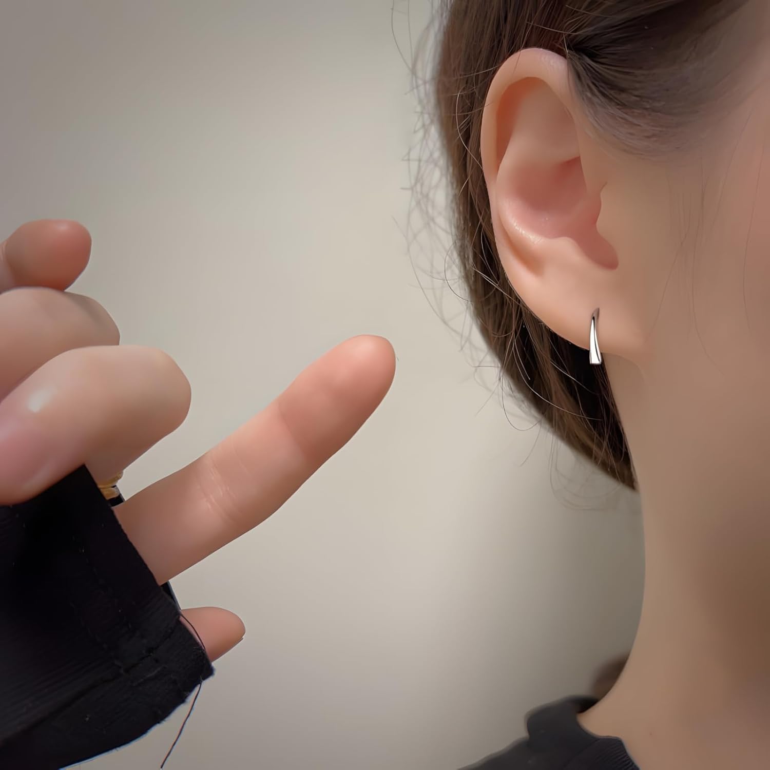 Silver Plated Teardrop Earrings for Women Simple Waterdrop Earrings - Image 3