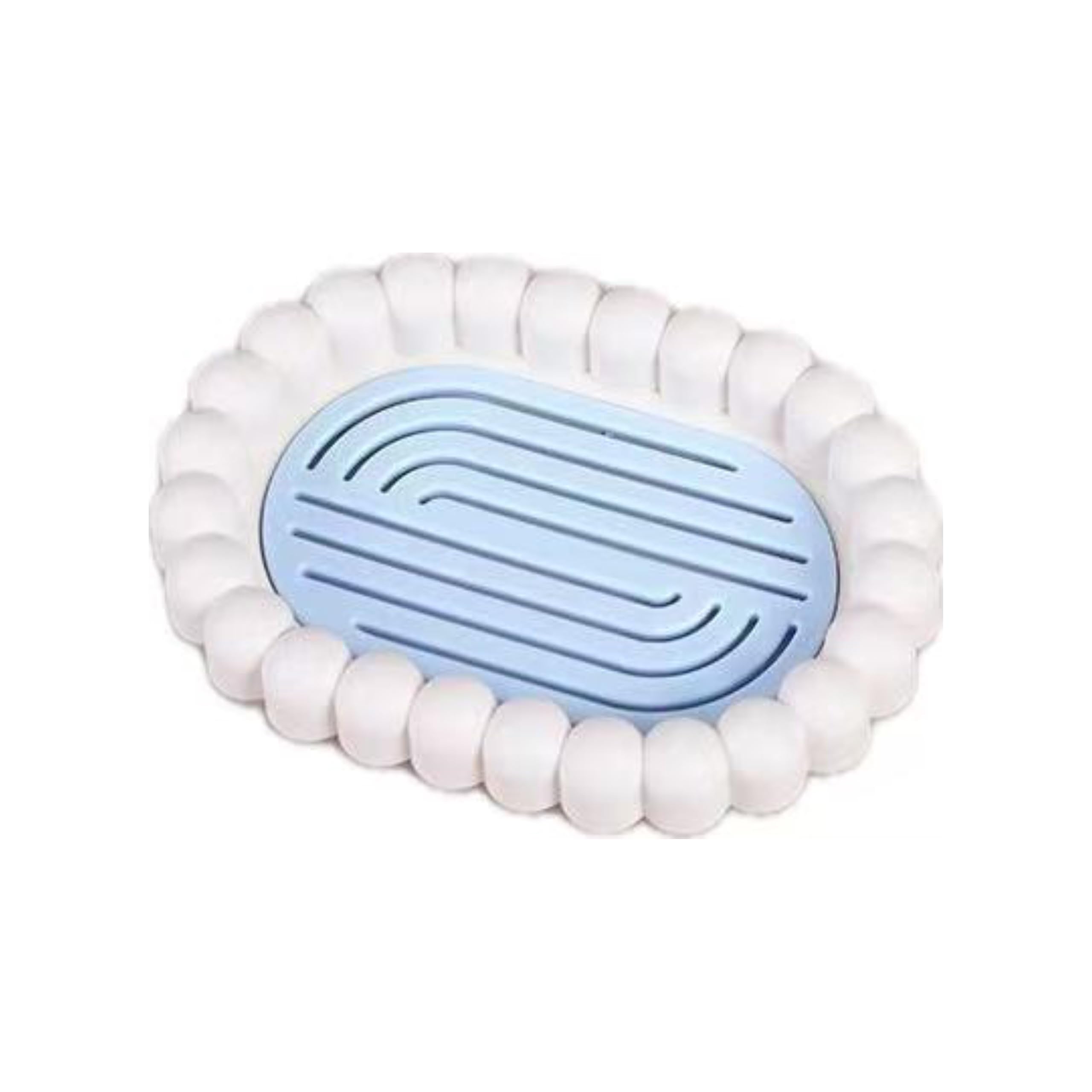 JINGYAN Soap Dishes Drainage Soap Dish with Raised Tray