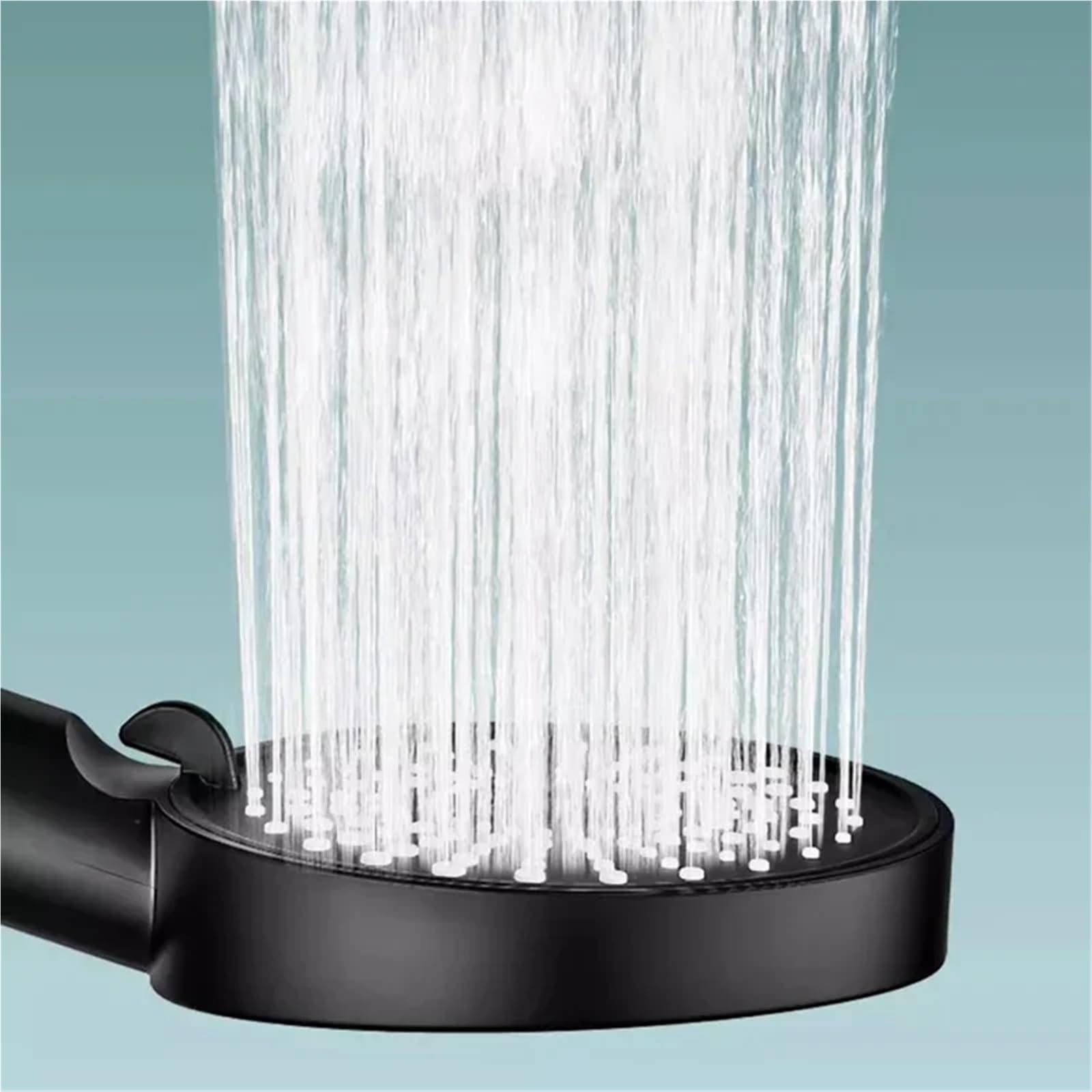 2 pezzi 6 modalità soffione bagno regolabile ad alta pressione rubinetto a pioggia a risparmio idrico for per Bagno(White)