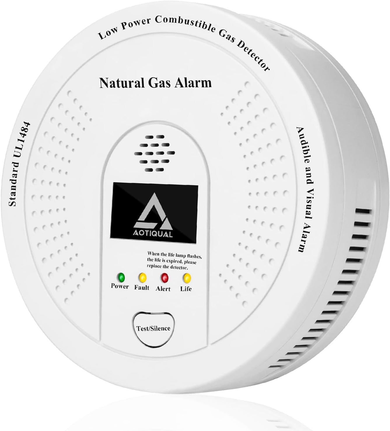 Natural Gas Detector CH4, Combustible Gas Methane Alarm Battery Powered with Light & Audible Indicator,Gas Monitor Sensor for Home RV Kitchen Apartment Safety (Battery Included) Natural Gas Detector CH4, Combustible Gas Methane Alarm Battery Powered with Light & Audible Indicator,Gas Monitor Sensor for Home RV Kitchen Apartment Safety (Battery Included)