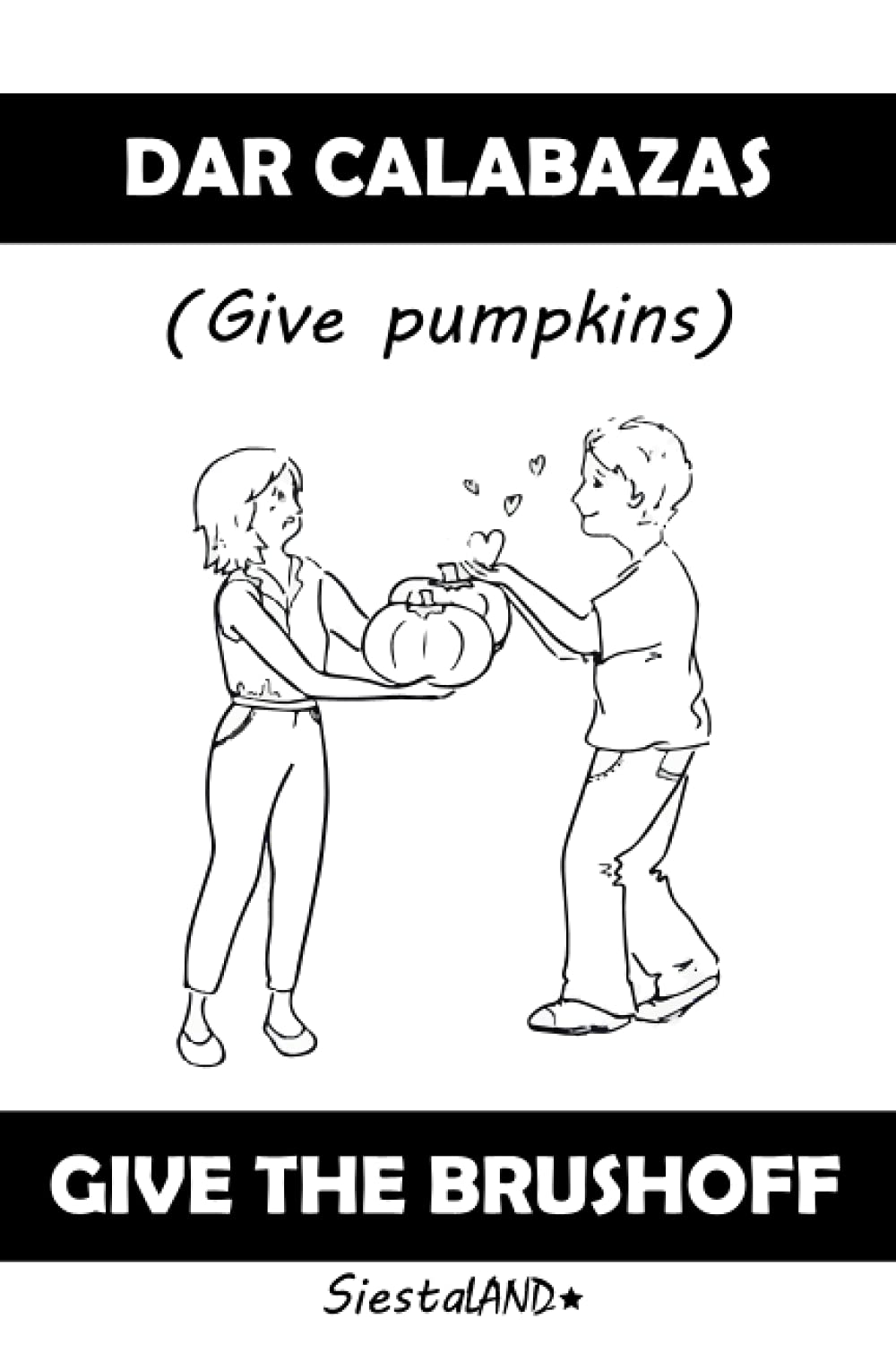 Buy CUADERNO DE APUNTES “DAR CALABAZAS” NEGRO, CON EXPRESIONES EN