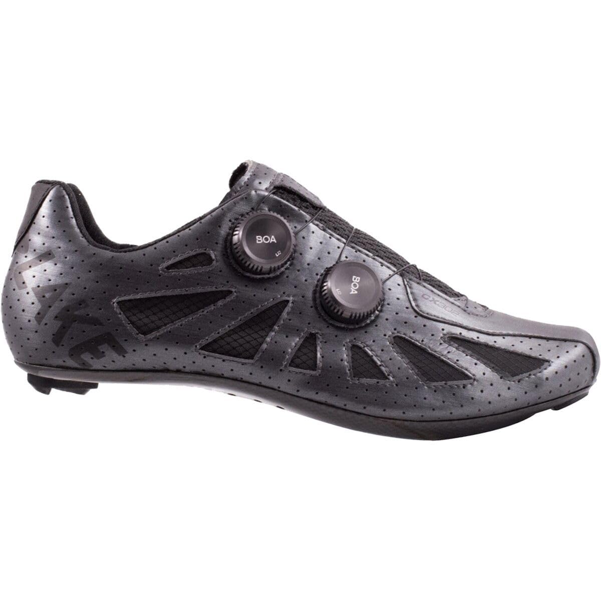 Lake Cx302 Cycling Shoe - Men's Metal/Black, 45.5