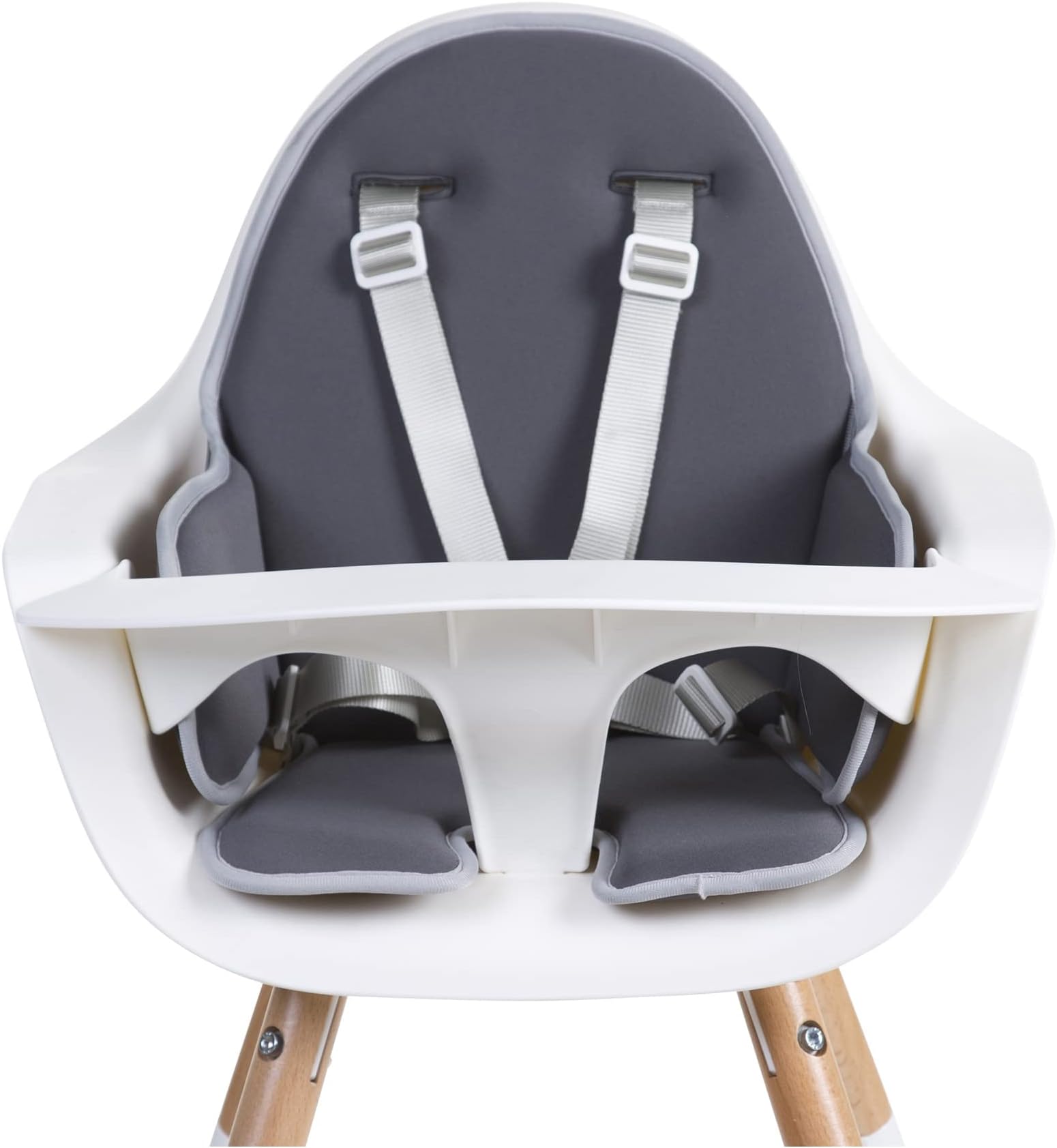 Childhome Evolu One.80° High Chair Seat Cushion, Compatible with Childhome Evolu One.80° high Chair, Soft Padded Seat Cushion, Machine Washable, High Chair Sold Separately, Dark Grey