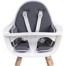 Childhome Evolu One.80 High Chair Seat Cushion, Compatible with Childhome Evolu One.80 high Chair, Soft Padded Seat Cushion, Machine Washable, High Chair Sold Separately, Dark Grey