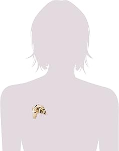 Amazon | [グロッセ] Grosse Brooch 馬 [保証書付] GJ30255 | ブローチ