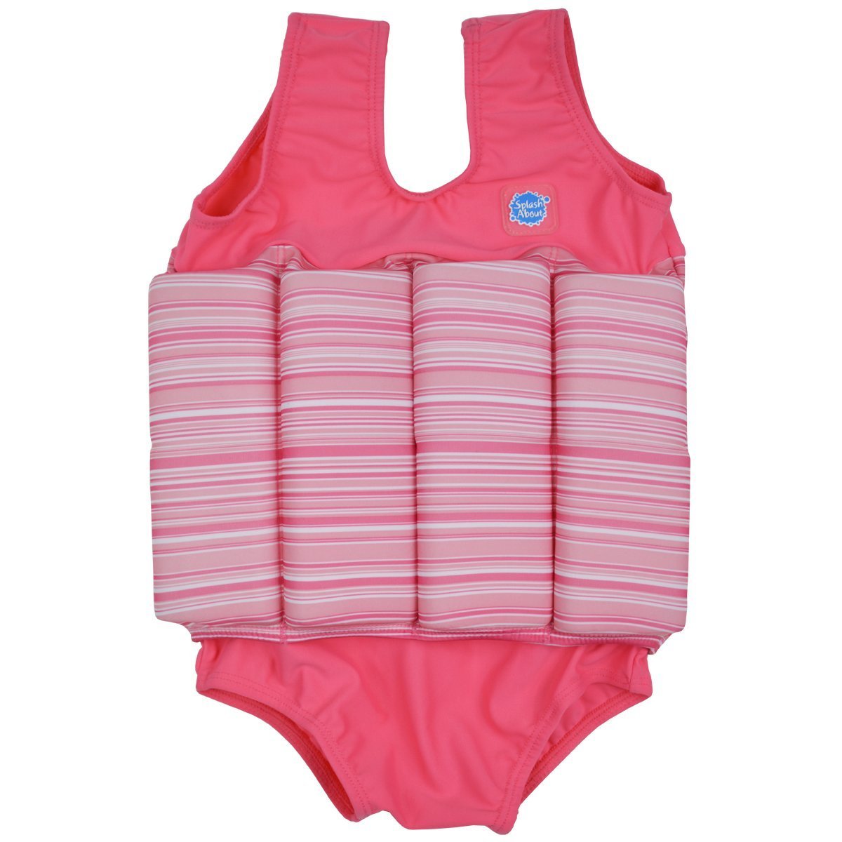Splash About Collections Float Suit - Adjustable Buoyancy, 1-6 Years (1-2 Years (Chest: 51cm Length: 37cm)), Pink Classic