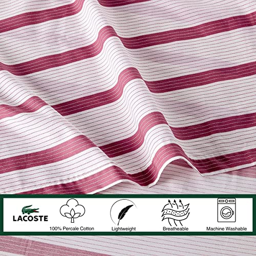 Image of Lacoste Archive Sheet Set, Twin XL, Baroque Rose