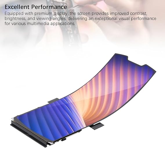 for Razr Screen Replacement, 6.2in Organic LED Screen with Frame Repair Tool & Fingerprint Touch Screen Display Digitizer Assembly for Razr 2019 2020 5G XT2000 XT2071