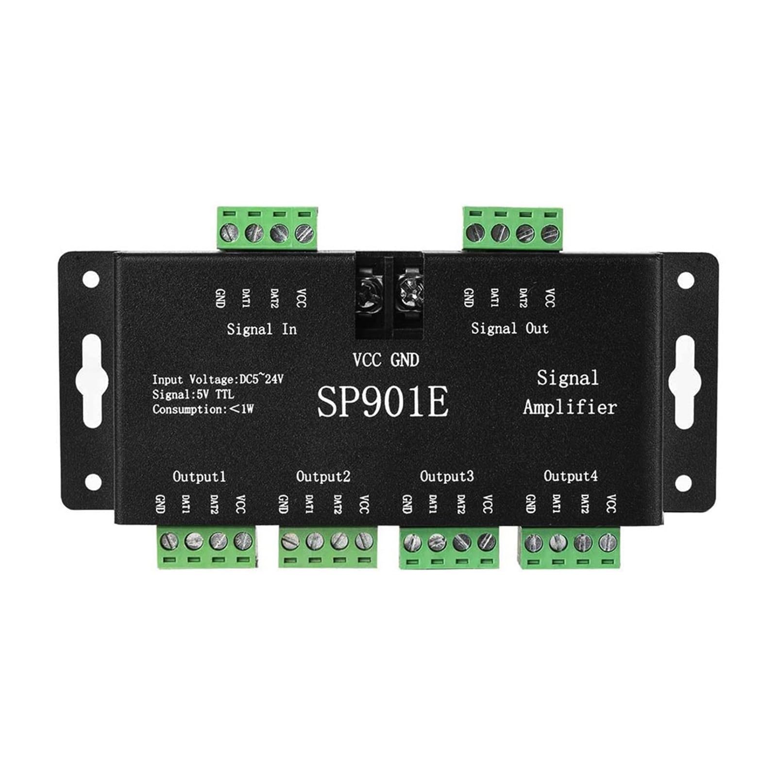 Module d'amplification SP901E DMX512 et WS2811 pour bande de pixels LED adressables
