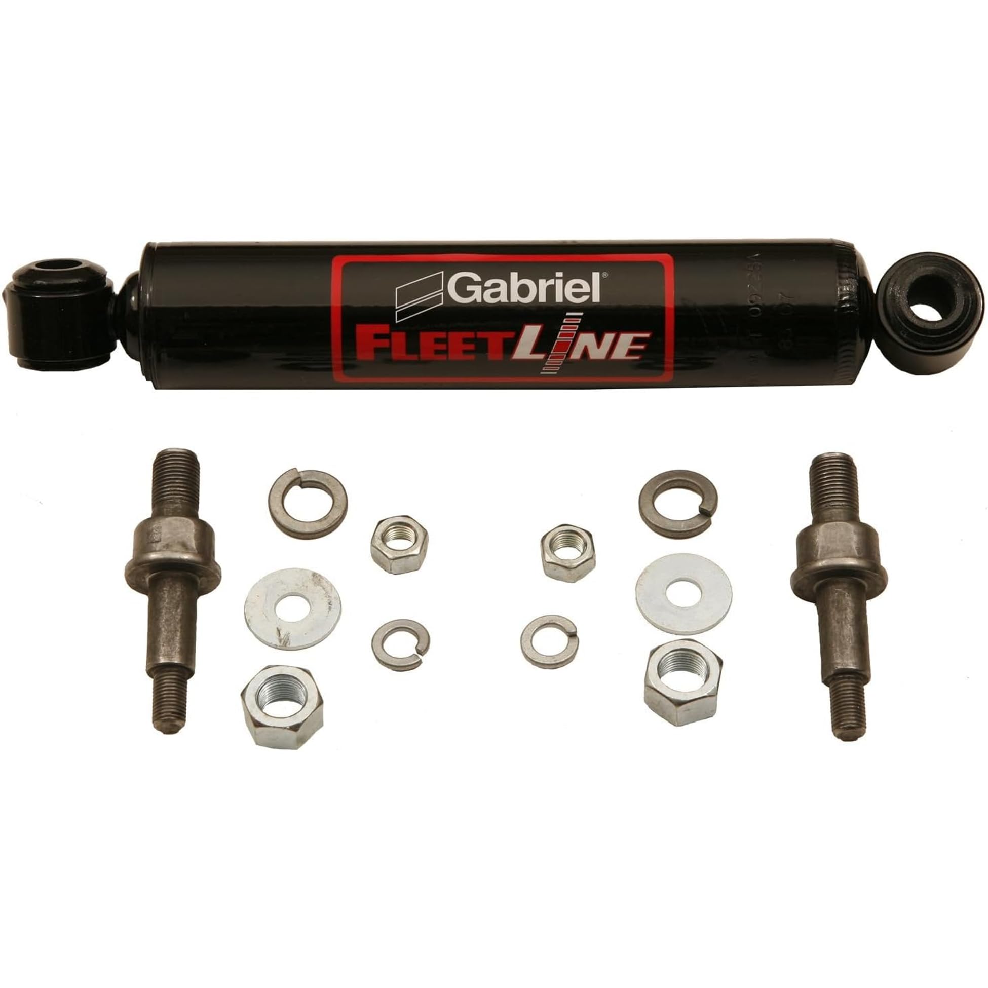 Gabriel 83007 FleetLine HD Truck Cab Shocks Fits 1989-2005 Mack CH; OEM# 14QK-411AM, 14QK411, 25631922, 14QK411AM, 14QK-411M, 14QK411M, 14QK-411