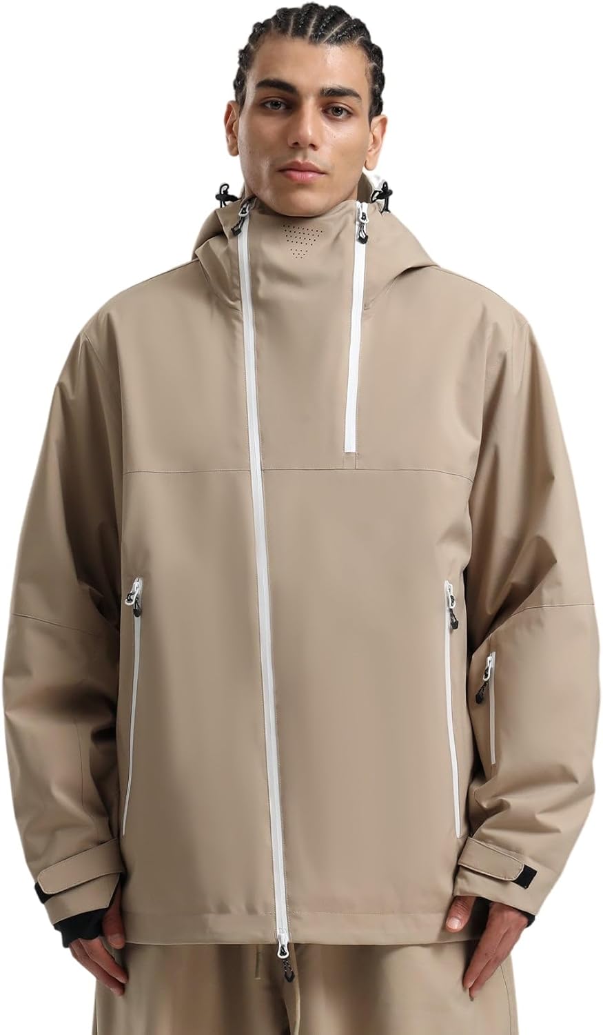 GSOU SNOW Mens Snowboard Jacket Ski Coat Women Waterproof Insulated Baggy Snowboard Coat Winter Hooded Mountain Hiking Warm - Image 7